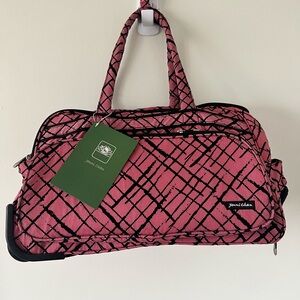 Jenni Chan Rolling Duffle Bag Suitcase
